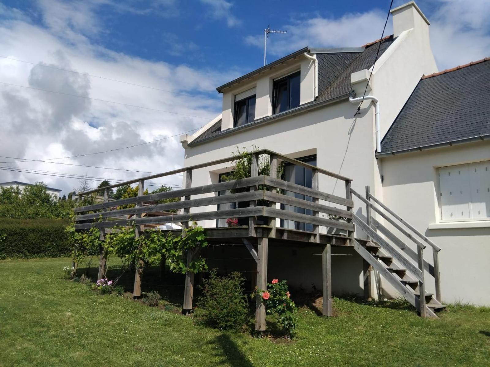 Maison Proche Du Bourg De Crozon Et Des Plages De Morgat Экстерьер фото